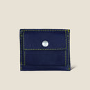 [Indigo dyed] <br>Mini -snap wallet<br>[Made to order]