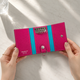 [French calf] <br>key case<br>color: magenta pink