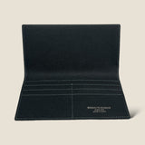 [French calf] <br>long wallet<br>color: black