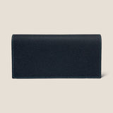 [French calf] <br>long wallet<br>color: navy<br>[Made to order]