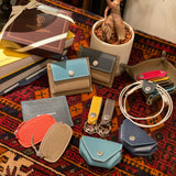 [French calf] <br>keychain<br>color: dark brown