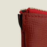 [French calf] <br>Pouch M<br>color: red