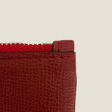 [French calf] <br>Pouch M<br>color: red