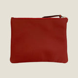 [French calf] <br>Pouch M<br>color: red