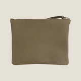 [French calf] <br>Pouch M<br>color: taupe