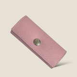 [French calf] <br>triple key case<br>color: mauve pink