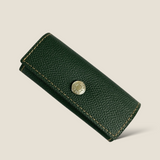 [French calf] <br>triple key case<br>color: dark green