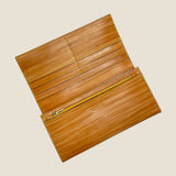 [Persimmon tangy dyed] <br>Sasamachi long wallet