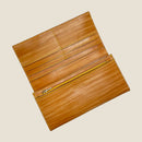 [Persimmon astringent dyeing] <br>Sasamachi wallet