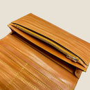 [Persimmon astringent dyeing] <br>Sasamachi wallet