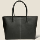 [French calf] <br>Large tote bag<br>color: Black