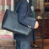 [French calf] <br>Royale L tote bag<br>color: black<br>[Made to order]