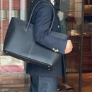 [French calf] <br>Large tote bag<br>color: Black