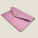 [French calf] <br>Flap card case<br>color: Mauve Pink