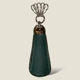 [French calf] <br>shoehorn<br>color: citroen green