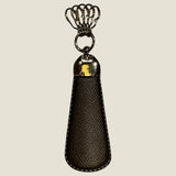 [French calf] <br>shoehorn<br>color: dark brown