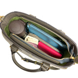 [Shrink leather]<br>Athena shoulder bag<br>color: ethane gray