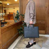 [French calf] <br>Bercy tote bag<br>color: black