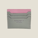 [French calf] <br>Mini -snap wallet<br>Color: Mauve Pink x Ice Gray