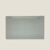 [フレンチカーフ] <br>フラップカードケース<br>color：アイスグレー