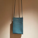 [サルベージ PROJECT]<br>[フレンチカーフ]<br>ボックスサコッシュM<br>color：ジーンブルー
