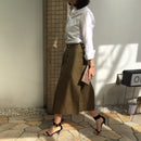 [Yamato] <br>Long wallet with belt<br>color: olive x yellow<br>[Made to order]
