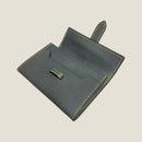 [Yamato] <br>Combination belt card case  <br>Color: Gray x Tartan Green