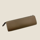 [フレンチカーフ]<br>ファスナーペンケース<br>color：トープ