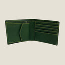 [Yamato] <br>Combi International Wallet<br>Color: Gray x Tartan Green