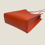 [フレンチカーフ]<br>ボックスサコッシュL<br>color：オレンジ<br>【９月下旬入荷予定】