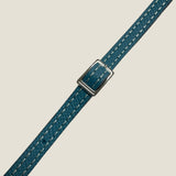 [French calf]<br>Box sacoche L<br>color: Jean blue