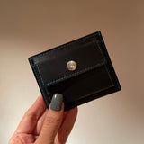 [Yamato] <br>mini snap wallet<br>color: navy<br>[Made to order]