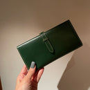 [Yamato] <br>Long wallet with belt<br>Color: Tartan Green x Red<br>[Made to order]