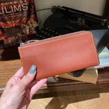 [Yamato] <br>L zip long wallet<br>color: tan<br>[Made to order]