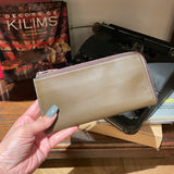 [Yamato] <br>L zip long wallet<br>color:olive<br>[Made to order]