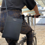 [French calf]<br>Box sacoche L<br>color: navy
