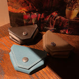 [French calf] <br>snap coin case<br>color: taupe<br>[Made to order]