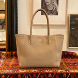 [Shrink leather]<br>tuti tote bag<br>color: taupe