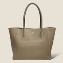 [シュリンクレザー]<br>トゥティトートバッグ<br>color：トープ