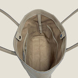 [Shrink leather]<br>tuti tote bag<br>color: taupe