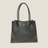 [Shrink leather]<br>tuti tote bag<br>color: black