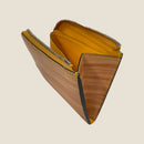 [Persimmon astringent dyeing] <br>Half L zip wallet