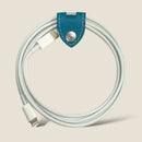[French calf] <br>Code clip<br>color: Aqua Blue