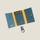 [French calf] <br>Key case<br>color: Gene Blue
