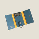 [French calf] <br>Key case<br>color: Gene Blue