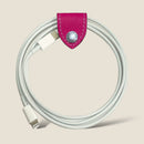 [French calf] <br>Code clip<br>color: Fuchsha pink