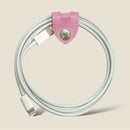 [French calf] <br>Code clip<br>color: Mauve Pink