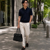 [Taurillon Lagoon x Crocodile]<br>Voyage L bag<br>color: black<br>[Scheduled to arrive in early August]