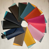 [French calf] <br>glasses case<br>color: black