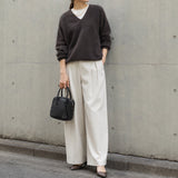 [Shrink leather]<br>postman mini shoulder<br>color: black